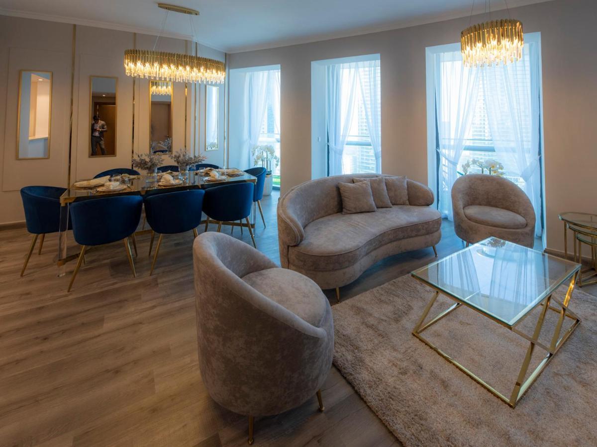 First Class 3Br With Full Dubai Skyline & Sea View Exterior foto
