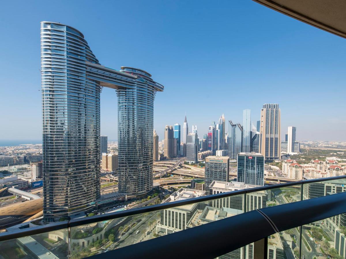 First Class 3Br With Full Dubai Skyline & Sea View Exterior foto