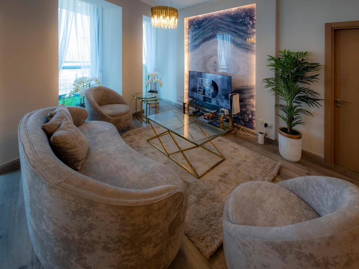 First Class 3Br With Full Dubai Skyline & Sea View Exterior foto