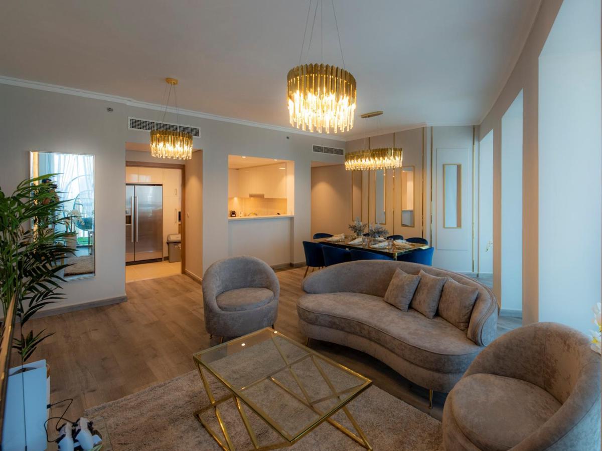 First Class 3Br With Full Dubai Skyline & Sea View Exterior foto